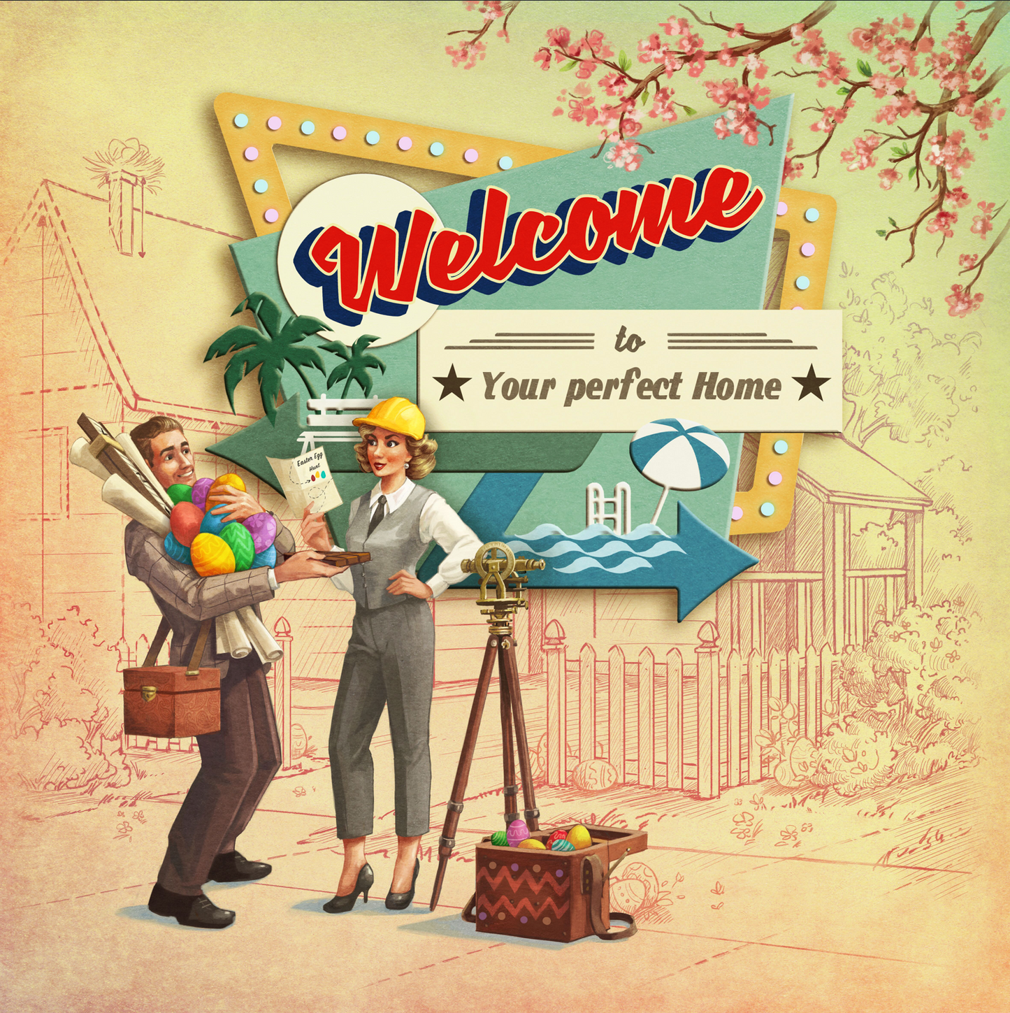 Welcome To... Spring Thematic Neighborhood Expansion